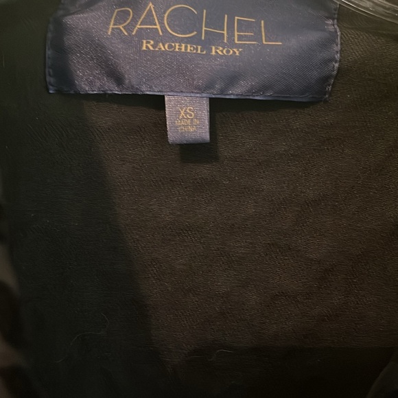 NWOT RACHEL Rachel Roy Cropped Leopard-Print Jacket - Picture 4 of 8